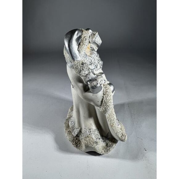 Vintage Christmas Santa Claus Victorian K’s Collection White Silver Figurine - Picture 9 of 16